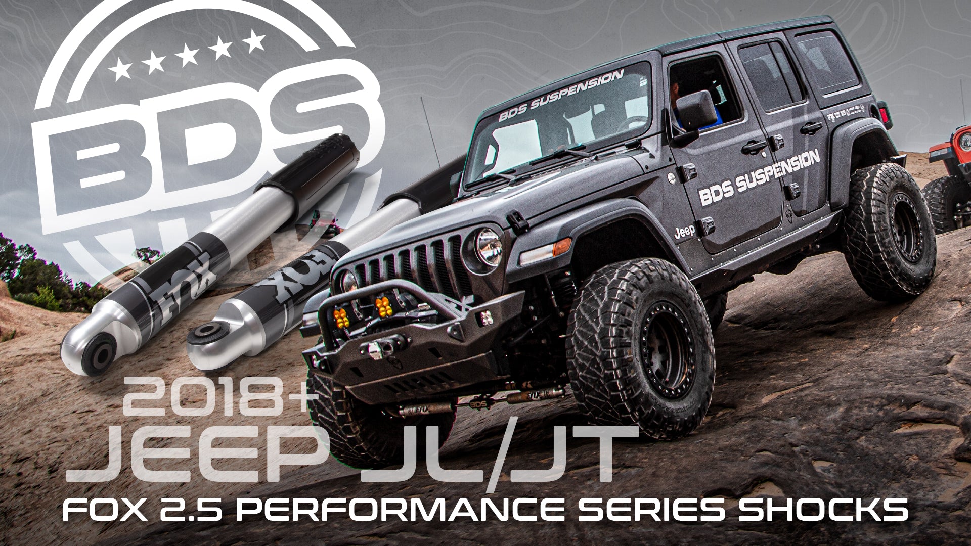 BDS Fox 2 5 Performance Series Shocks JL Wrangler BDS Suspension