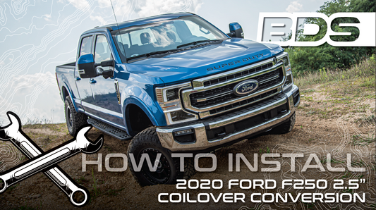 Ford F250 - 2.5" Coilover lift | Install