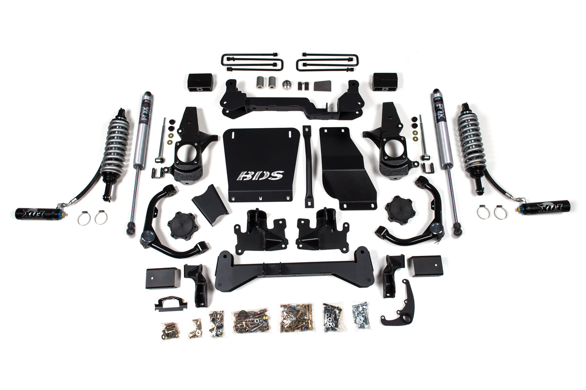 4.5 Inch Lift Kit | FOX 2.5 Coil-Over Conversion | Chevy Silverado or GMC Sierra 2500HD/3500HD (01-10) | Diesel