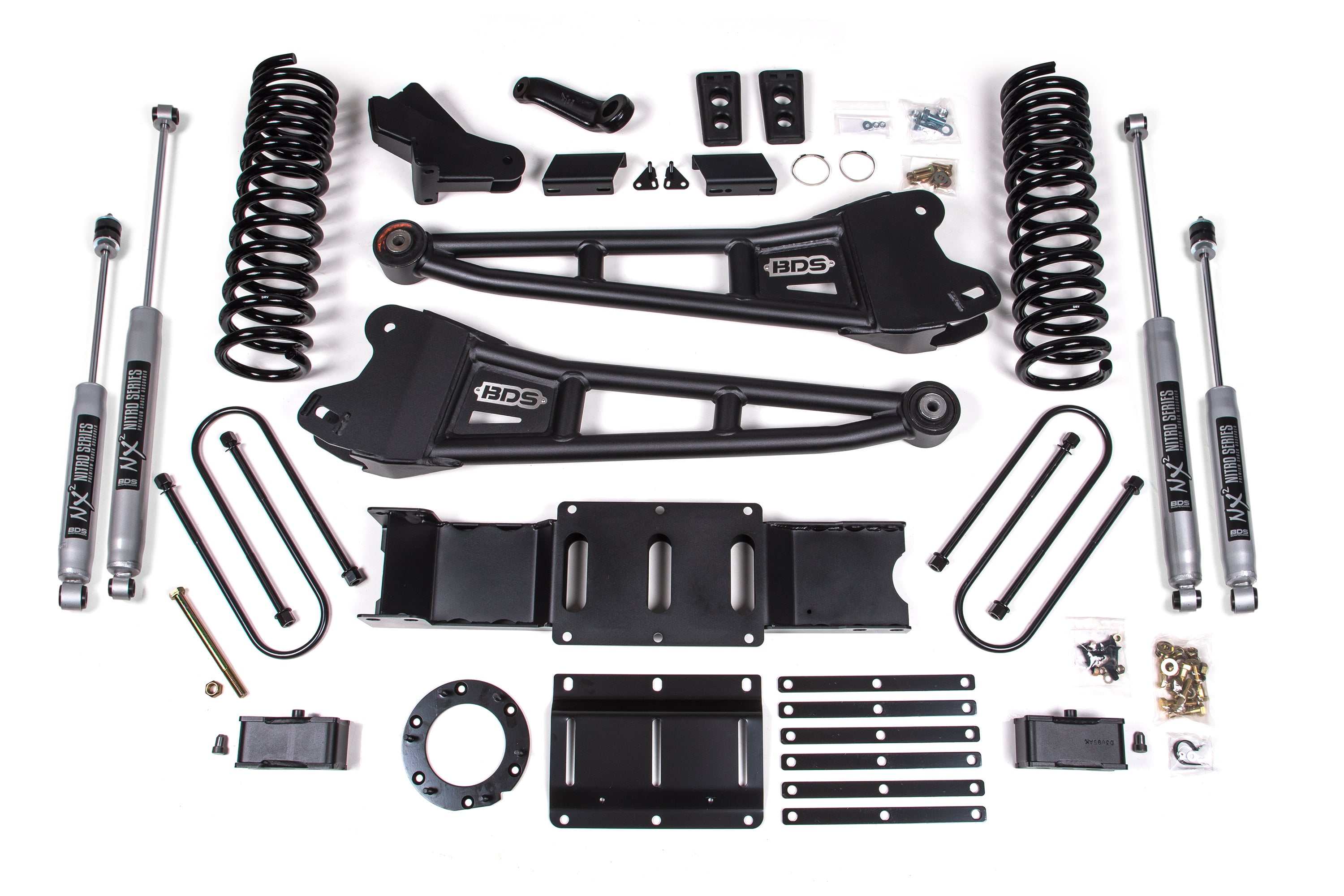 4 Inch Lift Kit w/ Radius Arm | 3 Inch Rear Block | Ram 3500 (19-24) 4WD | Diesel