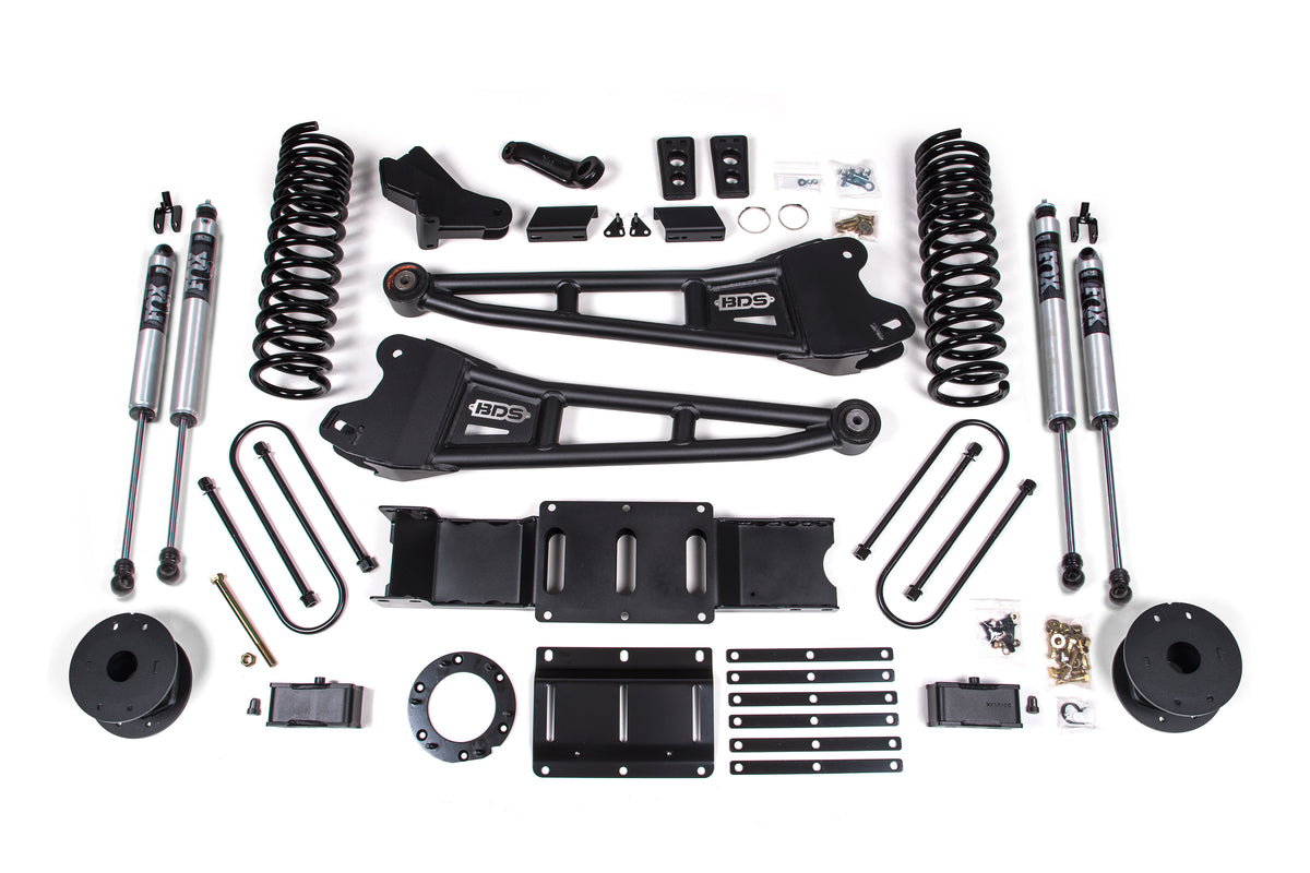 4 Inch Lift Kit w/ Radius Arm | Ram 3500 w/ Rear Air Ride (19-24) 4WD | Diesel