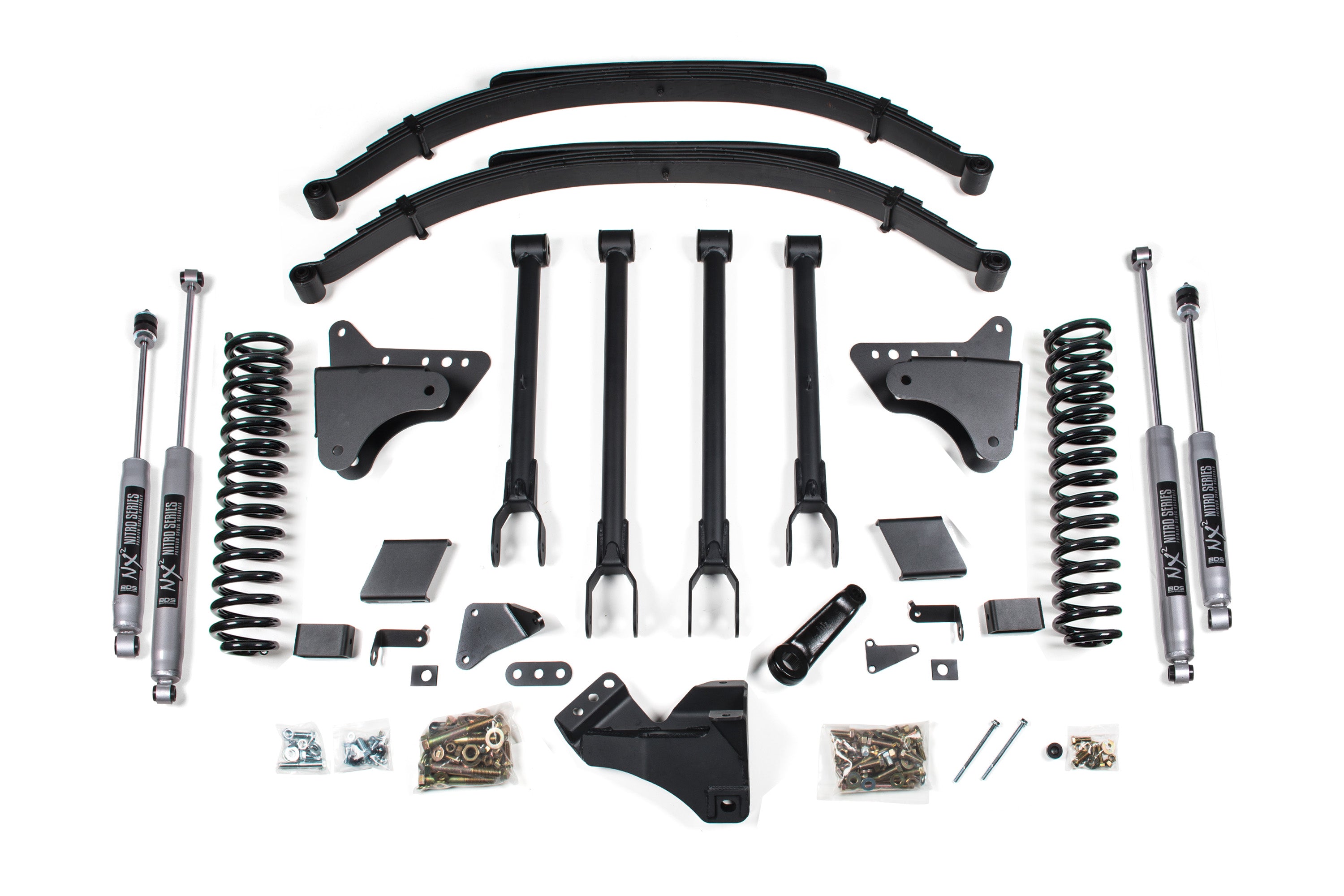 8 Inch Lift Kit | 4-Link Conversion | Ford F250/F350 Super Duty (11-16) 4WD | Diesel