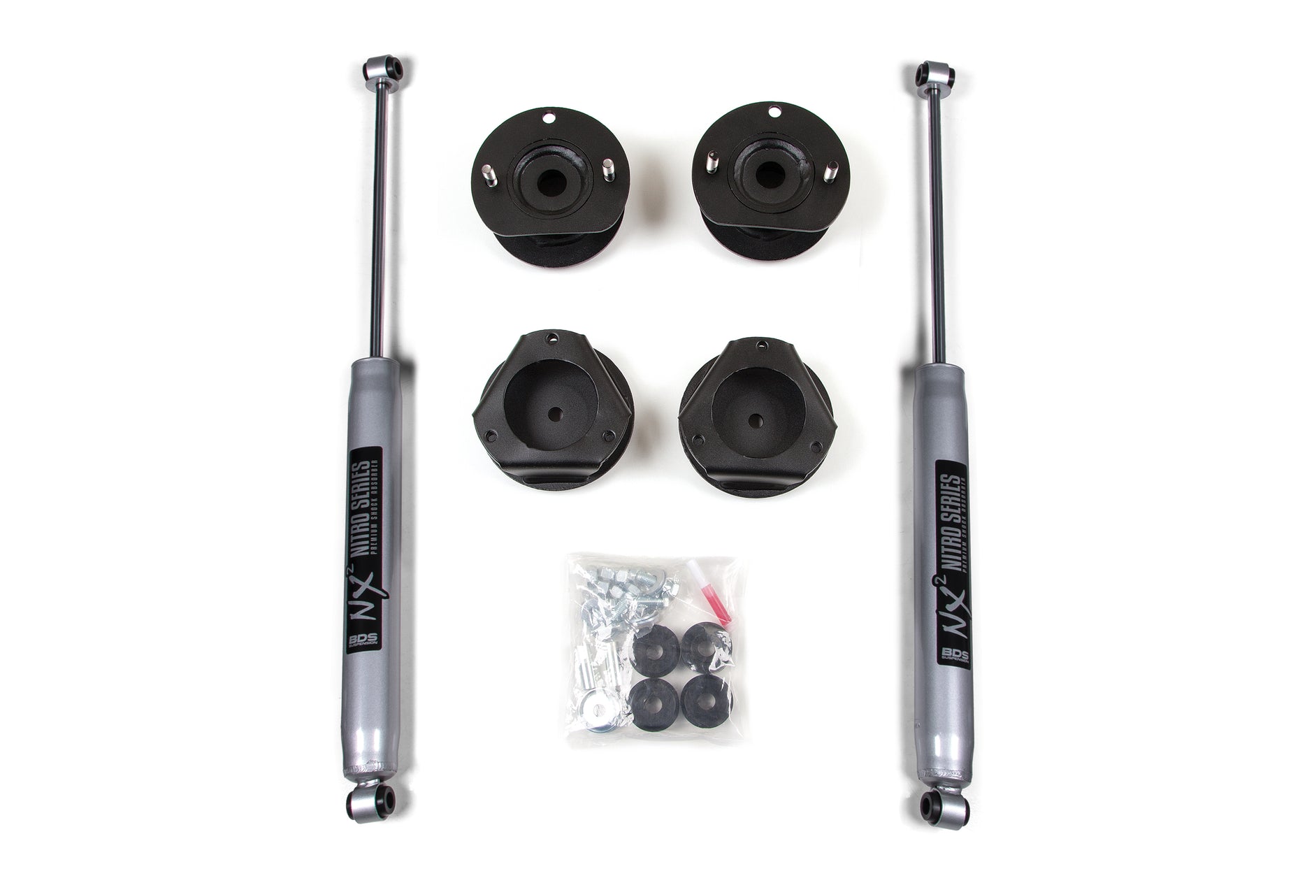 OREDY Rear Quick Shock Absorbers For Chevy Trailblazer GMC Envoy (02-09) & Isuzu Ascender (03-08) – Pair