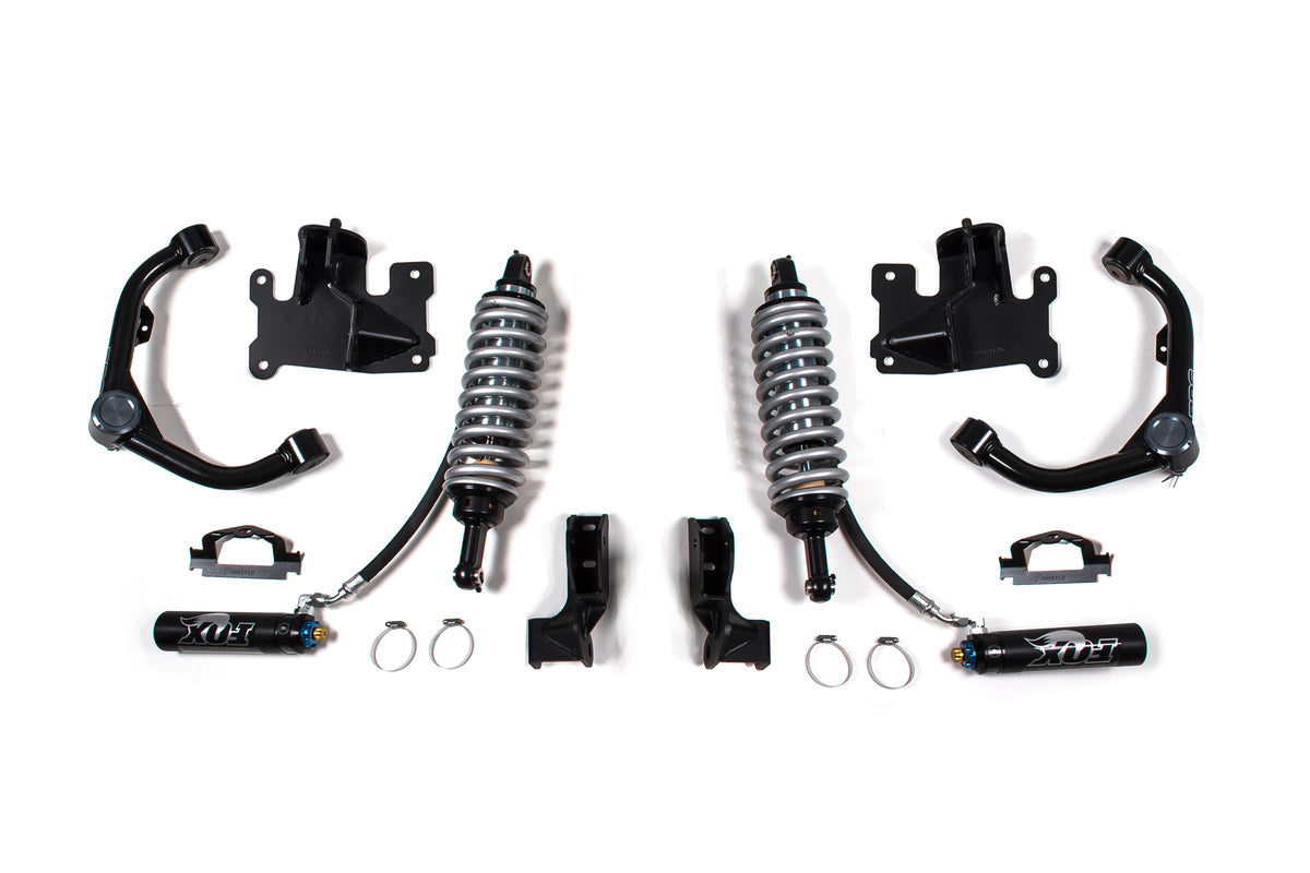 FOX 2.5 Coil-Over Conversion Upgrade - 6.5 Inch Lift | Factory Series | Chevy Silverado or GMC Sierra 2500HD/3500HD (01-10) 4WD | Diesel