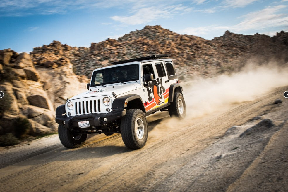 FOX 2.5 Front Shocks w/ DSC Reservoir | 4.5-6 Inch Lift | Performance Elite Series | Jeep Wrangler JK  (07-18)