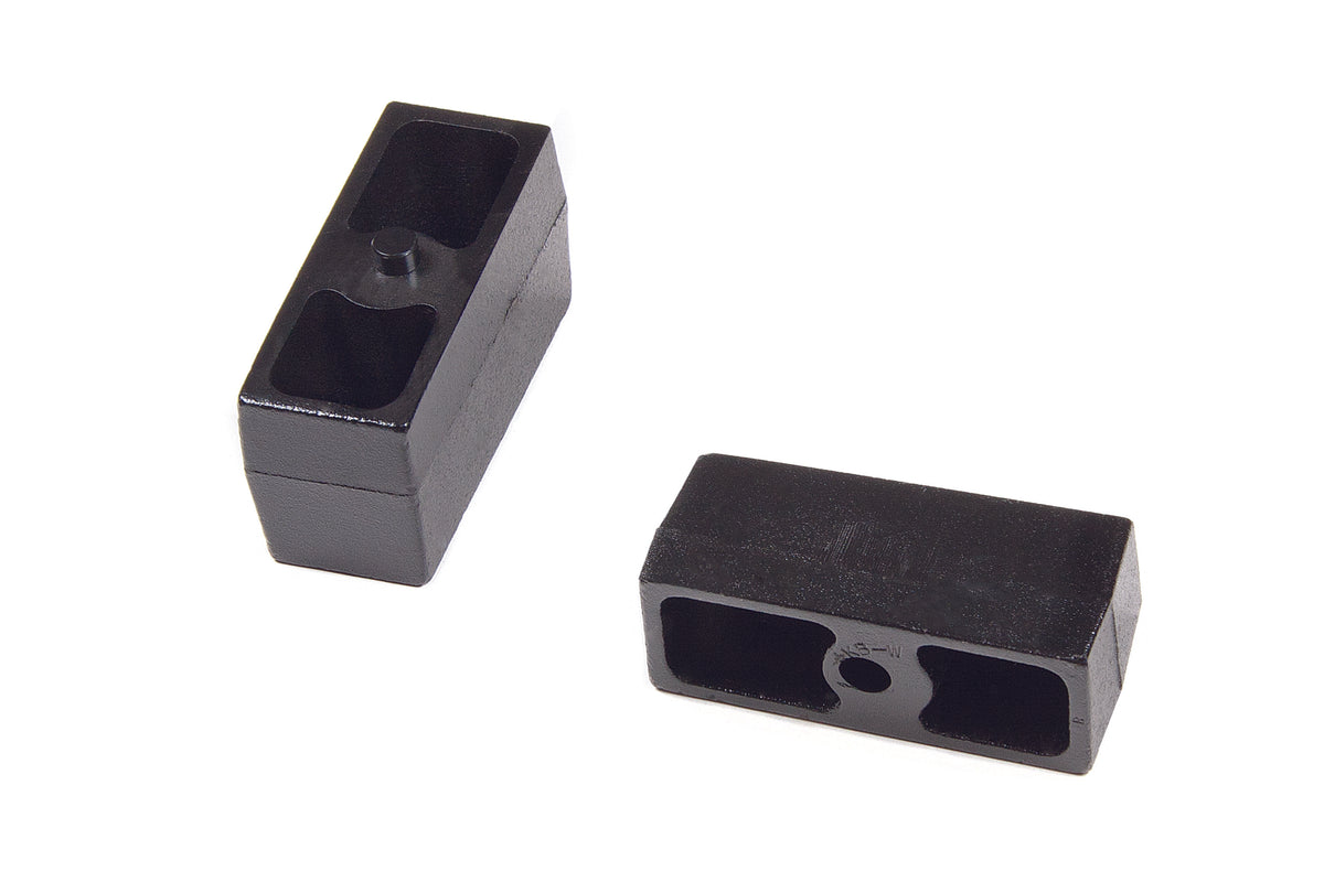 Rear Lift Blocks - 5/8 in Pin - Cast Iron | 2 Inch Lift | Universal Fitment