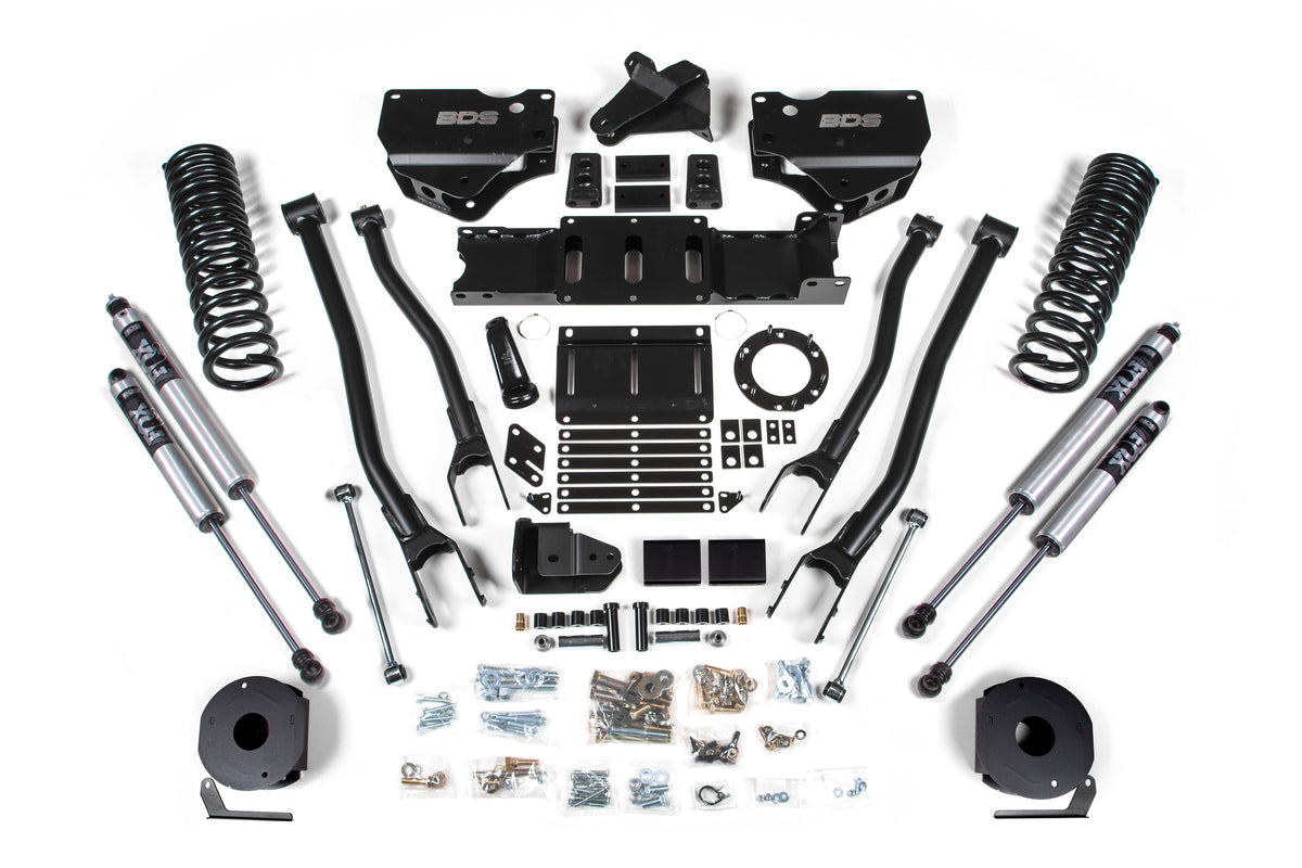 4 Inch Lift Kit w/ 4-Link | Ram 2500 w/ Rear Air Ride (19-24) 4WD | Diesel