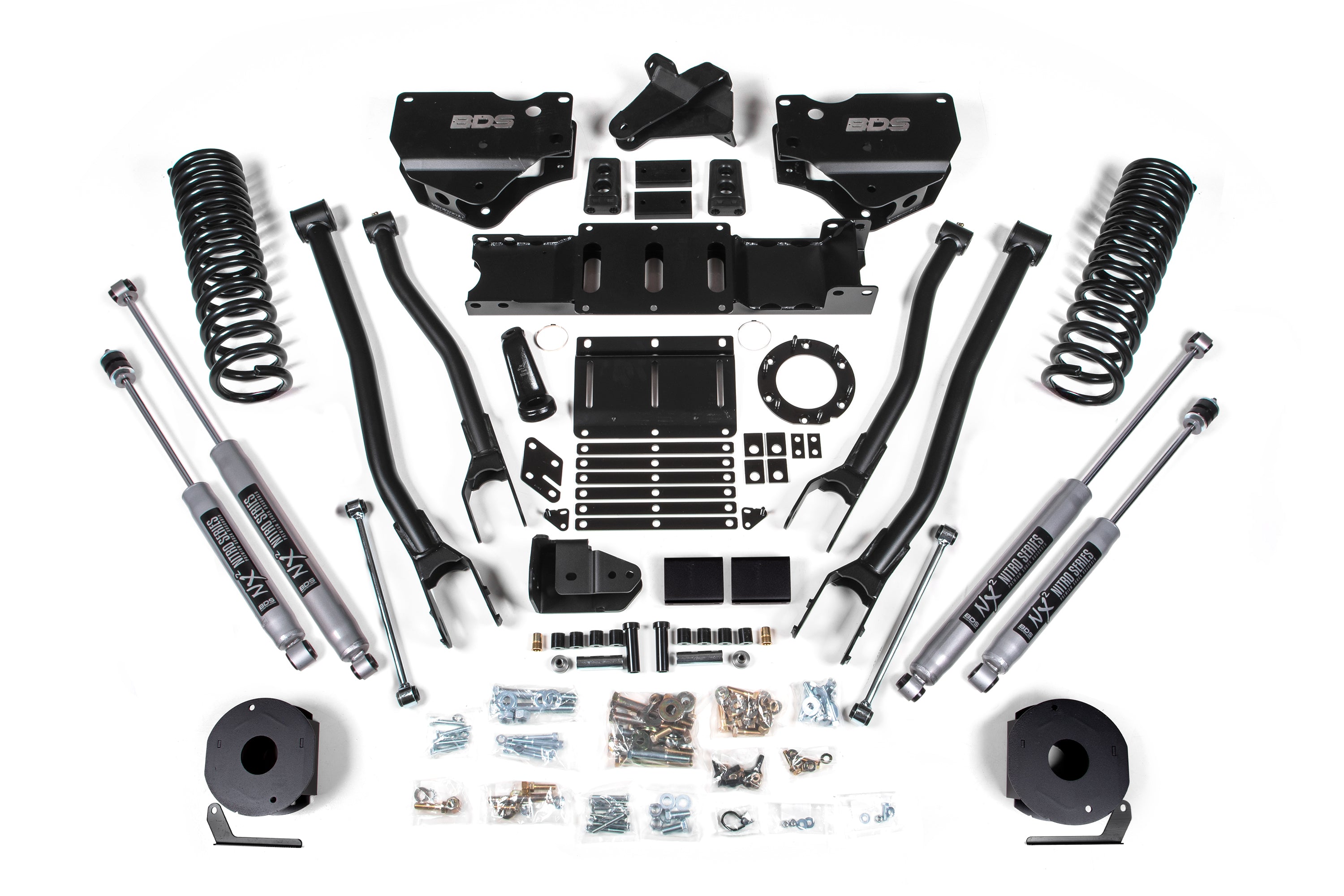 4 Inch Lift Kit w/ 4-Link | Ram 2500 w/ Rear Air Ride (19-24) 4WD | Diesel