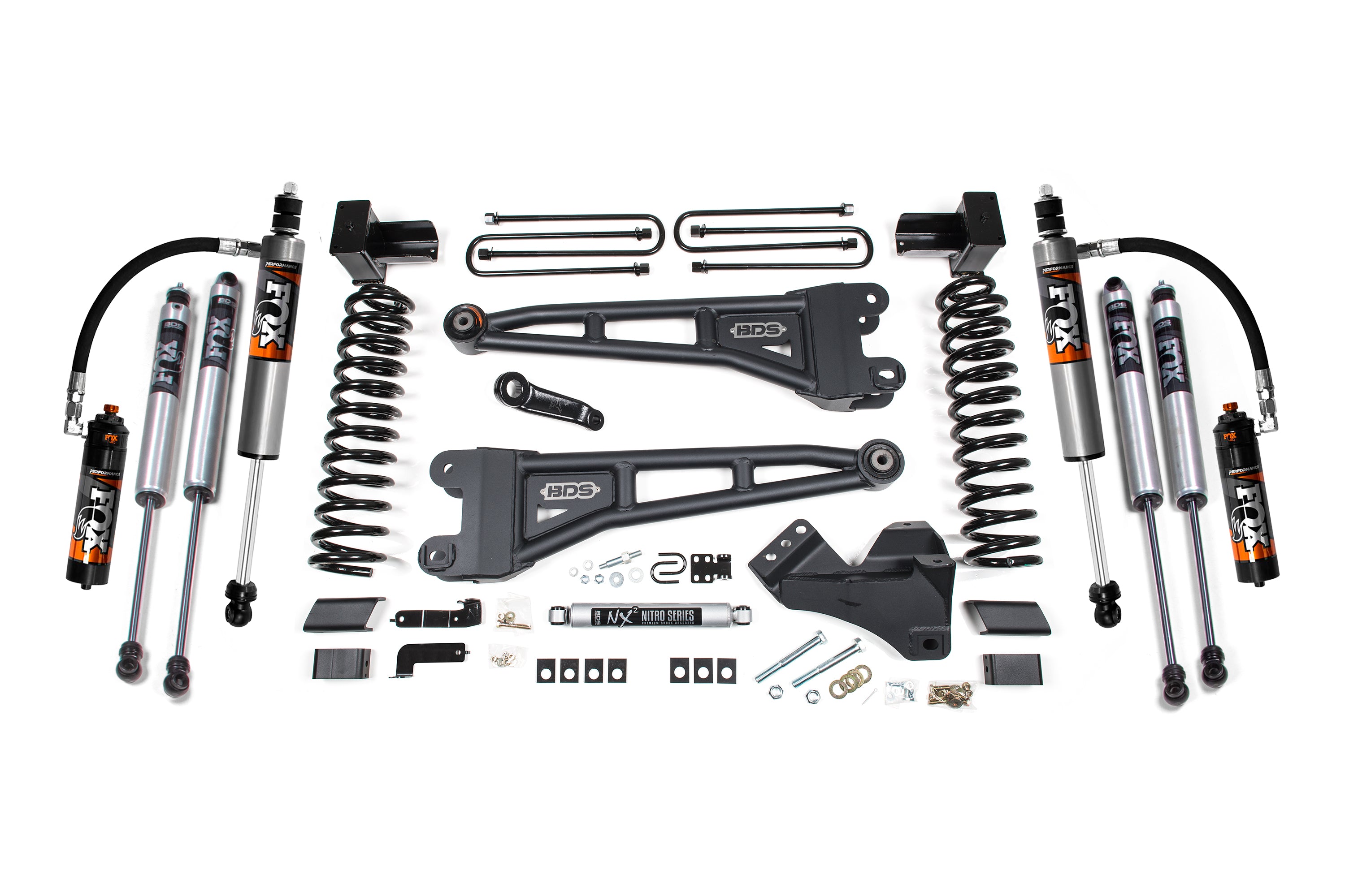 5 Inch Lift Kit w/ Radius Arm | FOX 2.5 Coil-Over Conversion - Performance Elite | Ford F250/F350 Super Duty (23-24) 4WD | Diesel