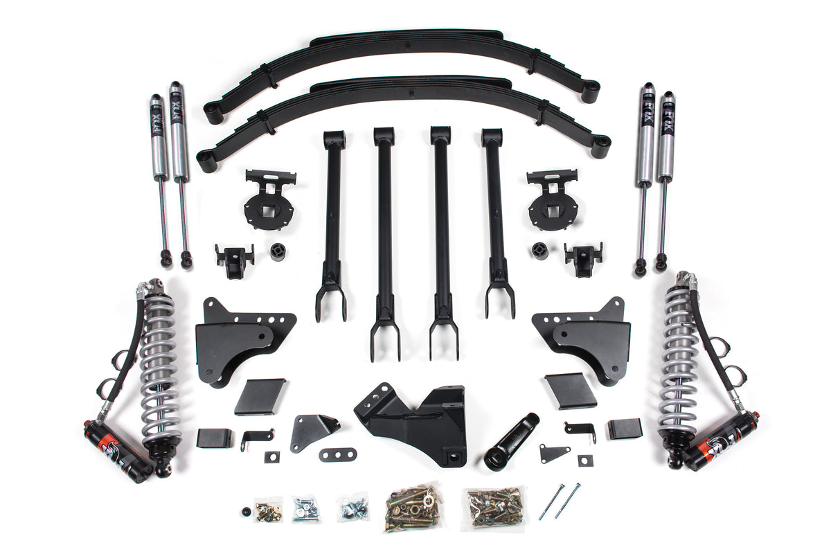 8 Inch Lift Kit | 4-Link & FOX 2.5 Performance Elite Coil-Over Conversion | Ford F250/F350 Super Duty (11-16) 4WD