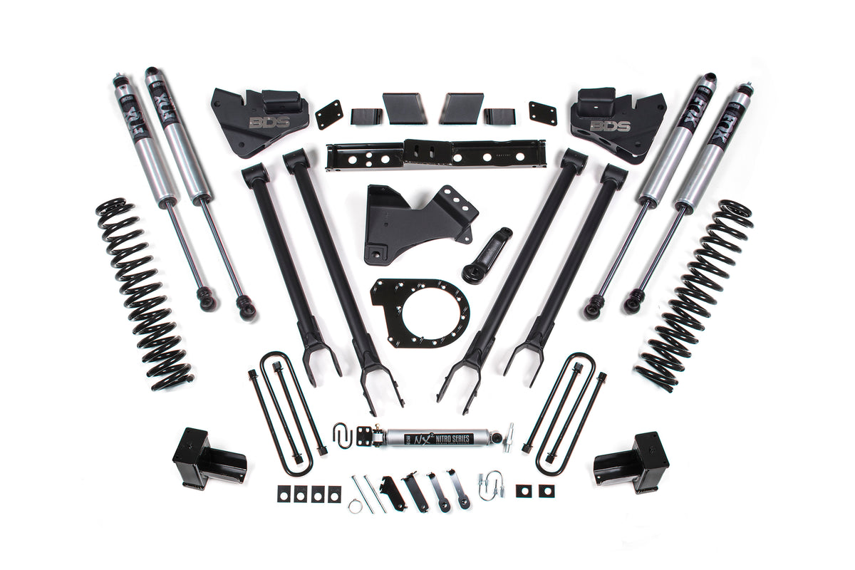 6 Inch Lift Kit w/ 4-Link | Ford F350 Super Duty DRW (20-22) 4WD | Diesel