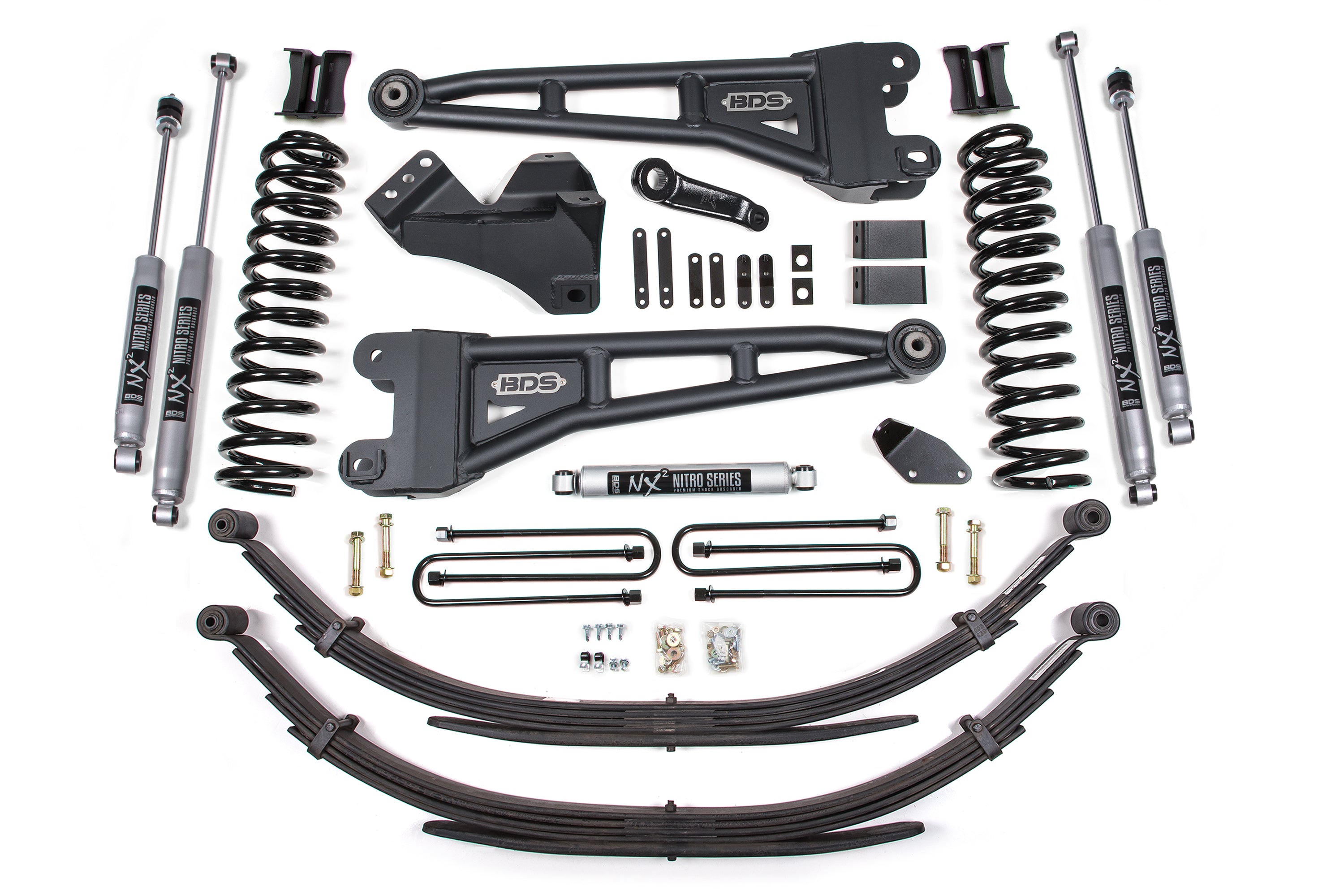 4 Inch Lift Kit w/ Radius Arm | Ford F250/F350 Super Duty (05-07) 4WD | Gas