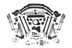 9" Inch Lift Kit w/ 4-Link | FOX 2.5 Performance Elite Coil-Over Conversion | Ford F250/F350 Super Duty (20-22) 4WD | Diesel