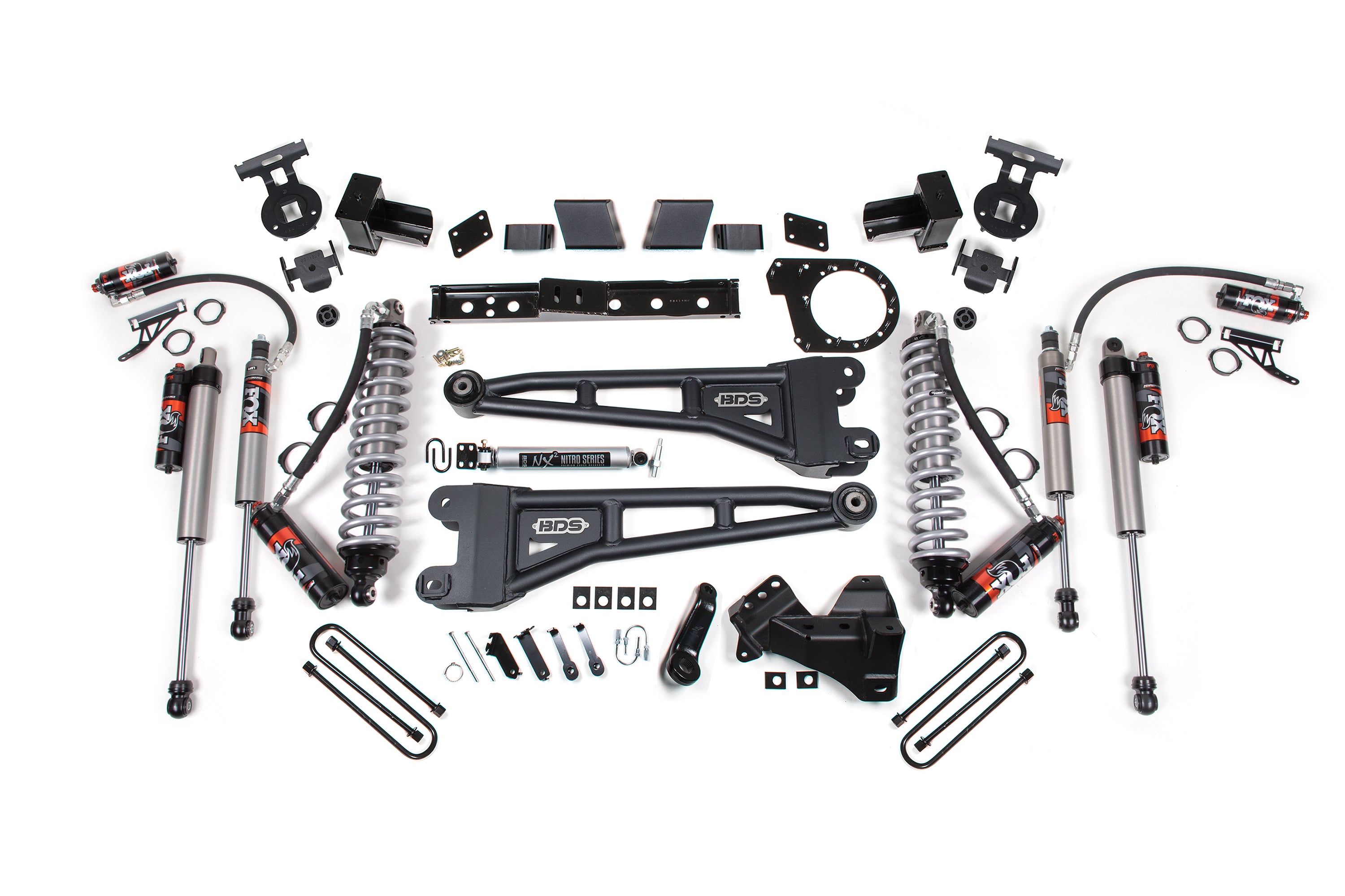 7 Inch Lift Kit w/ Radius Arm | FOX 2.5 Performance Elite Coil-Over Conversion | Ford F250/F350 Super Duty (20-22) 4WD | Diesel