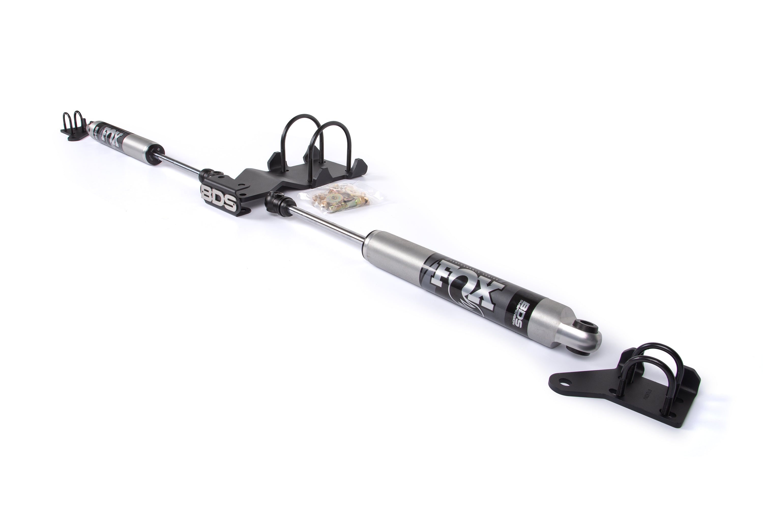 Dual Steering Stabilizer Kit w/ FOX 2.0 Performance Shocks | Fits 2.5-9 Inch Lift | Ford F250/F350 Super Duty (05-24) 4WD