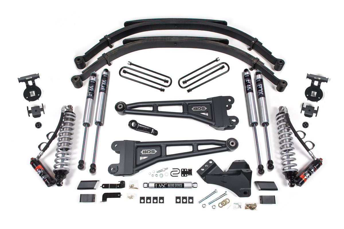 5 Inch Lift Kit w/ Radius Arm | FOX 2.5 Coil-Over Conversion - Performance Elite | Ford F250/F350 Super Duty (23-24) 4WD | Diesel