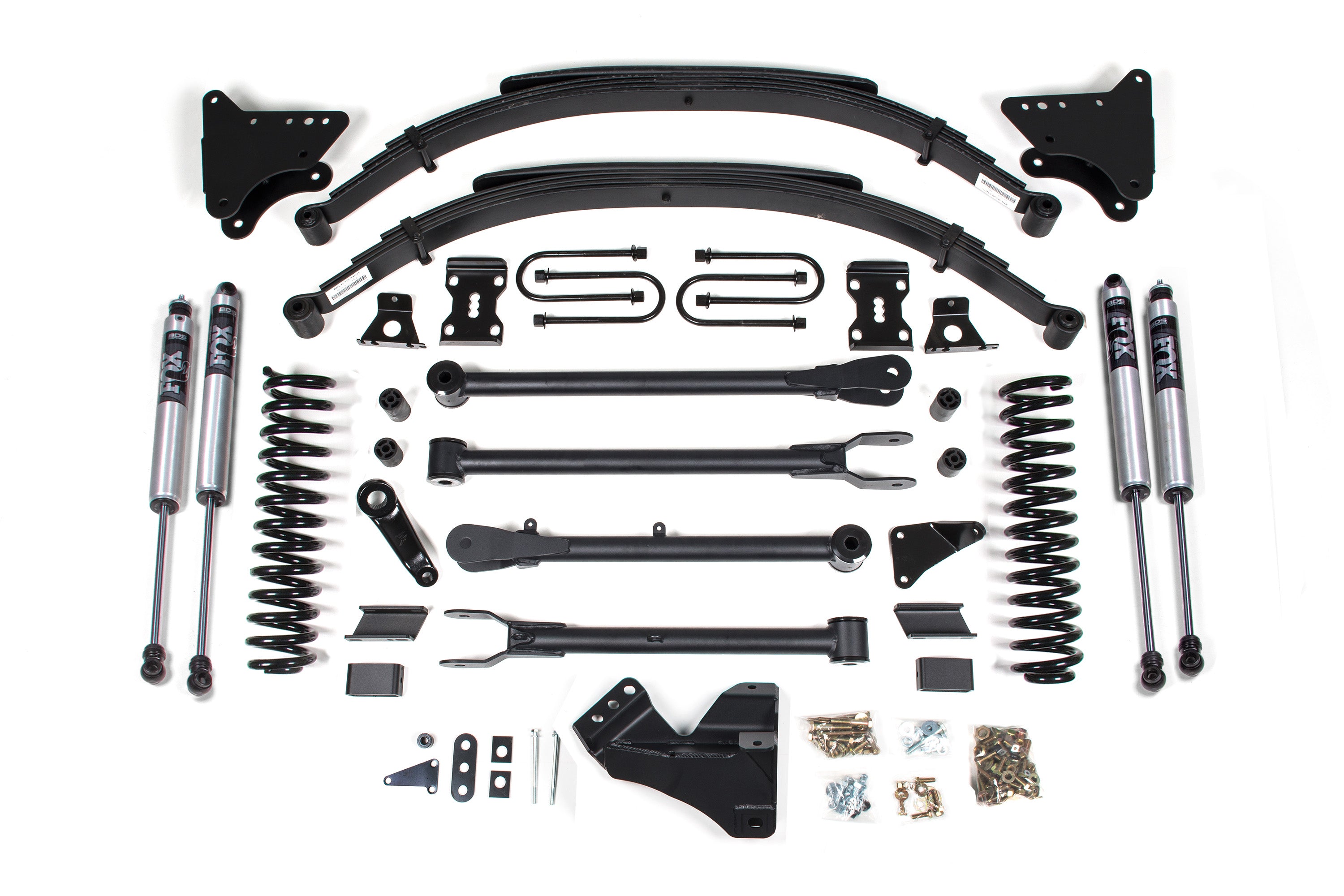 4 Inch Lift Kit w/ 4-Link | Ford F250/F350 Super Duty (05-07) 4WD | Gas