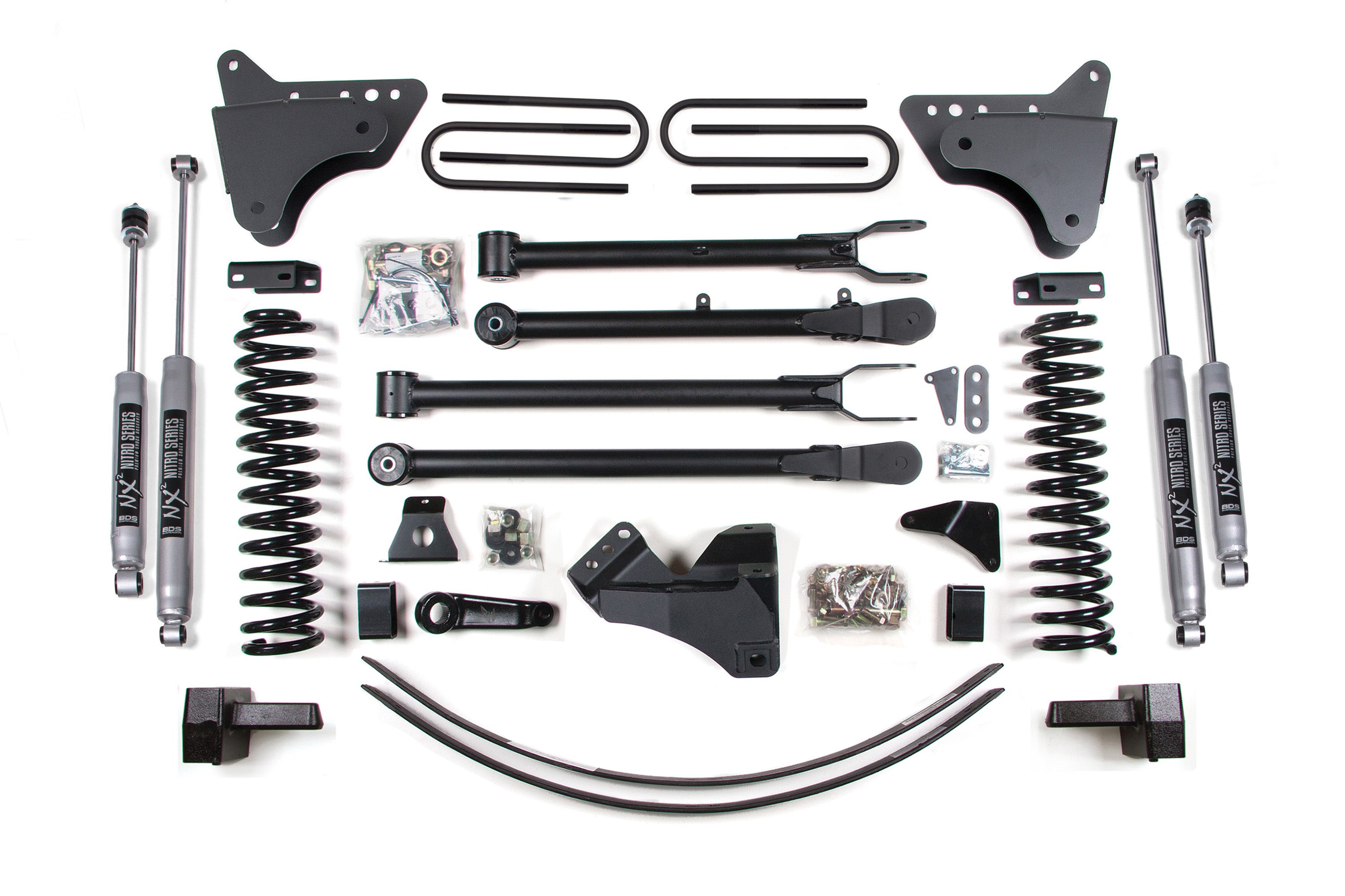 6 Inch Lift Kit w/ 4-Link | Ford F250/F350 Super Duty (05-07) 4WD | Diesel