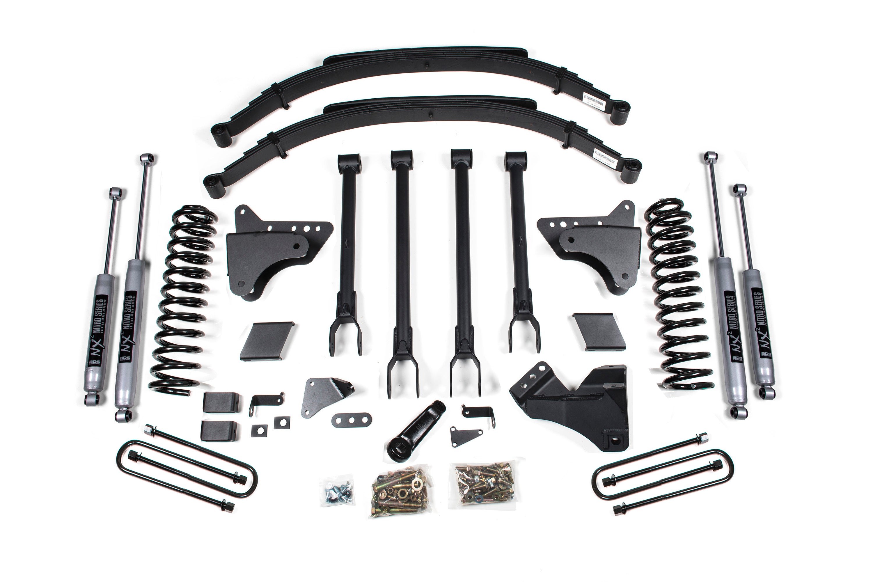 6 Inch Lift Kit w/ 4-Link | Ford F250/F350 Super Duty (05-07) 4WD | Diesel