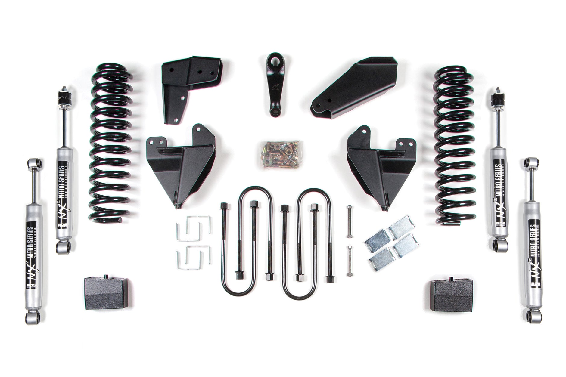Front & Rear Shock Absorber Set For 1984-1996 Ford Bronco & F-Series 2WD Trucks - FCS Brand