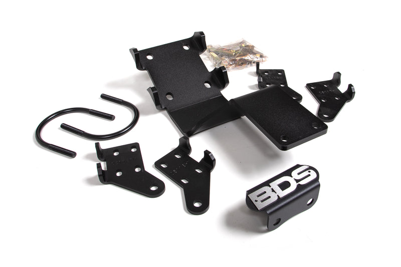 BDS Suspension Dual Steering Stabilizer Mounting Kit, F-450/F-550 4WD [BDS55384] for 2017-2026 Ford F-450 Super Duty (6.7L Power Stroke V8 (2017 calibration), 6.7L Power Stroke V8 (2018-2019 calibration), 6.7L Power Stroke V8 (2020-2022 calibration), 6.7L Power Stroke V8 (enhanced))