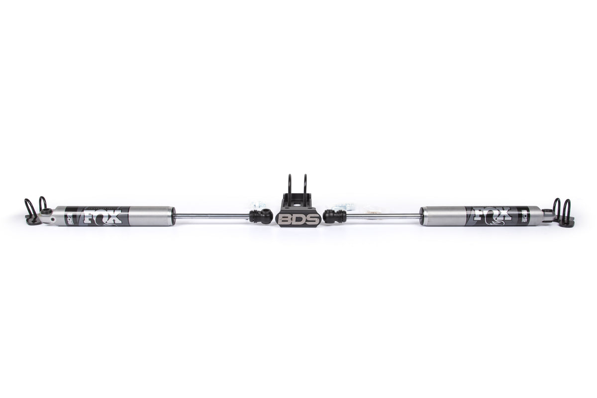 Dual Steering Stabilizer kit W/ FOX 2.0 Performance Shocks | Jeep Wrangler JL (18-24) and Gladiator JT (21-23)