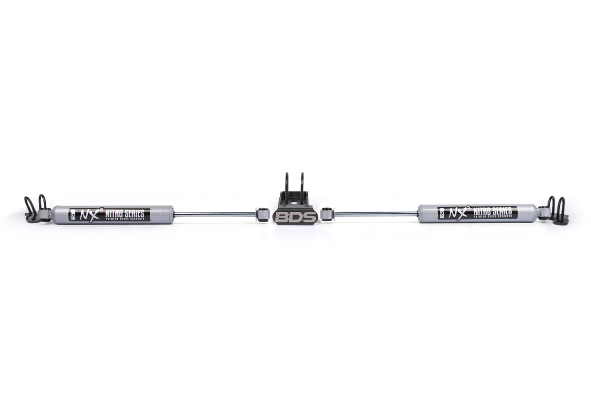 Dual Steering Stabilizer Kit W/ NX2 Shocks | Jeep Wrangler JL (18-24) and Gladiator JT (21-23)