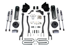 4 Inch Lift Kit w/ 4-Link | Ram 3500 w/ Rear Air Ride (13-18) 4WD | Gas