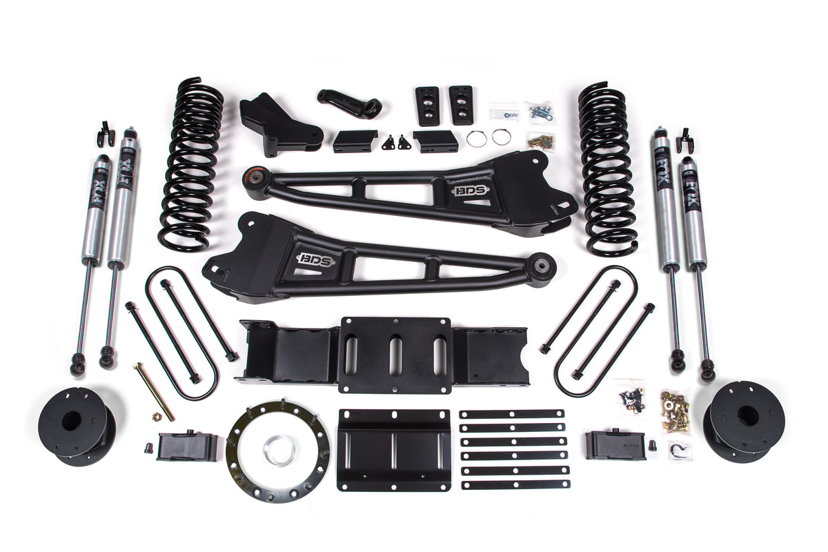 4 Inch Lift Kit w/ Radius Arm | Ram 3500 w/ Rear Air Ride (19-24) 4WD | Gas