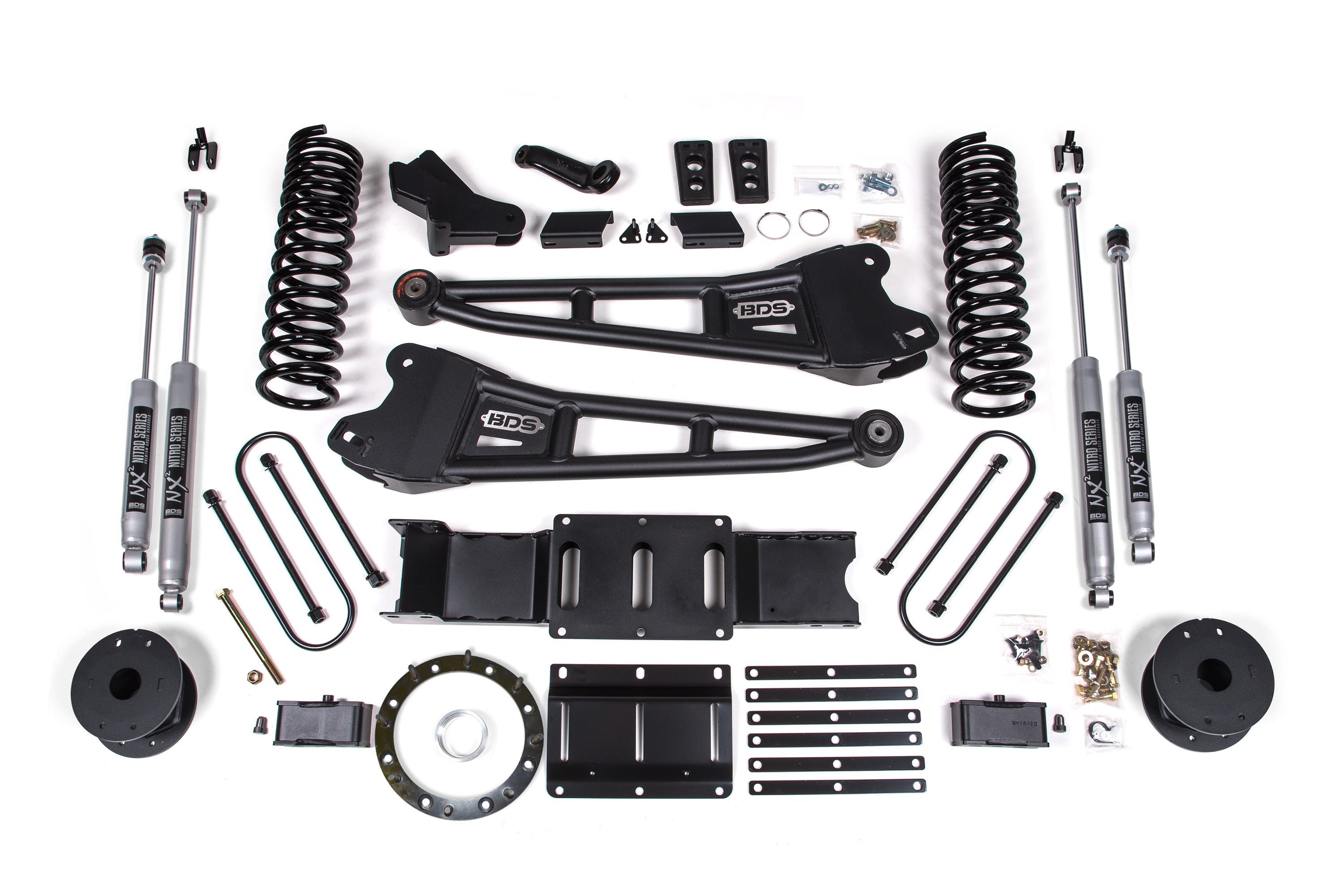 4 Inch Lift Kit w/ Radius Arm | Ram 3500 w/ Rear Air Ride (19-24) 4WD | Gas