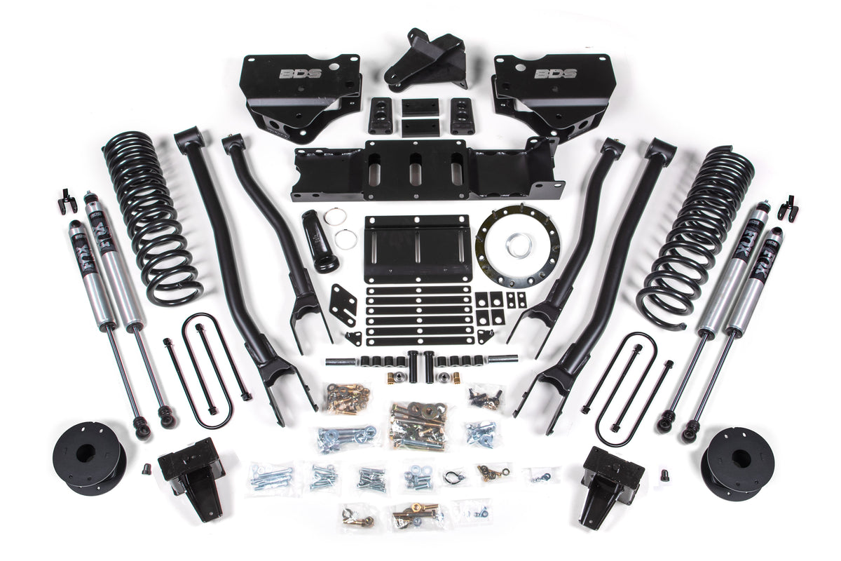 6 Inch Lift Kit w/ 4-Link | Ram 3500 w/ Rear Air Ride (19-24) 4WD | Diesel