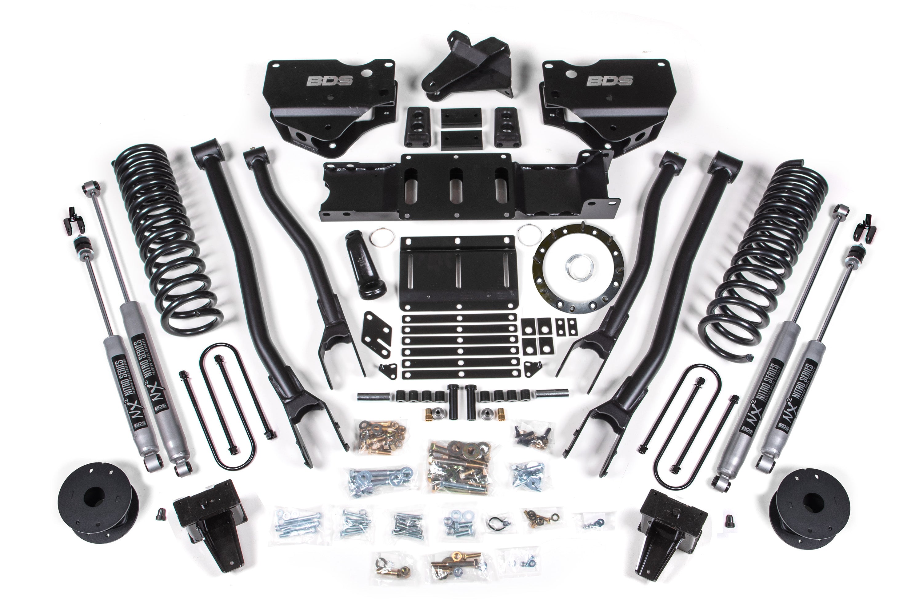 6 Inch Lift Kit w/ 4-Link | Ram 3500 w/ Rear Air Ride (19-24) 4WD | Diesel