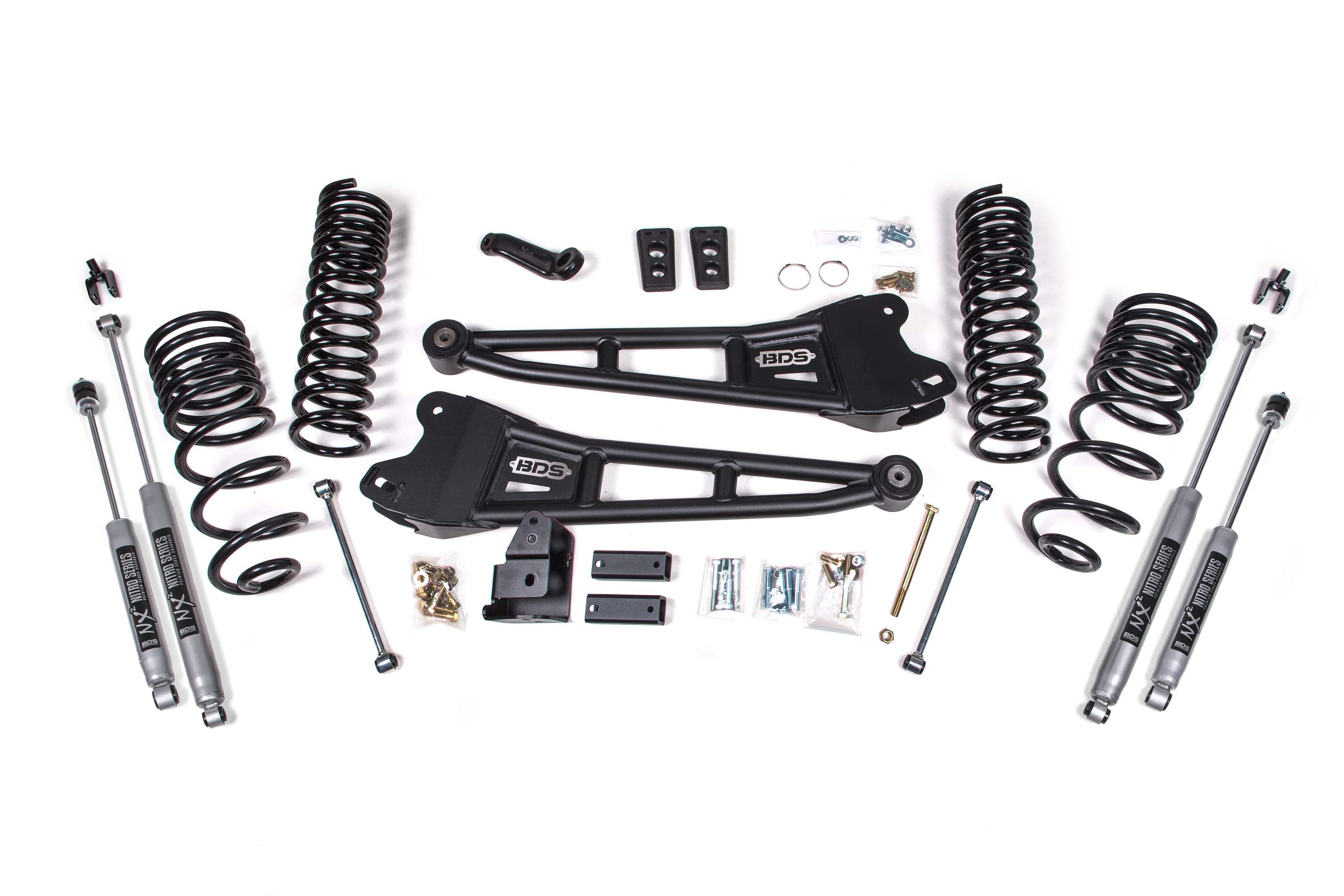 4 Inch Lift Kit w/ Radius Arm | Ram 2500 (14-18) 4WD | Diesel