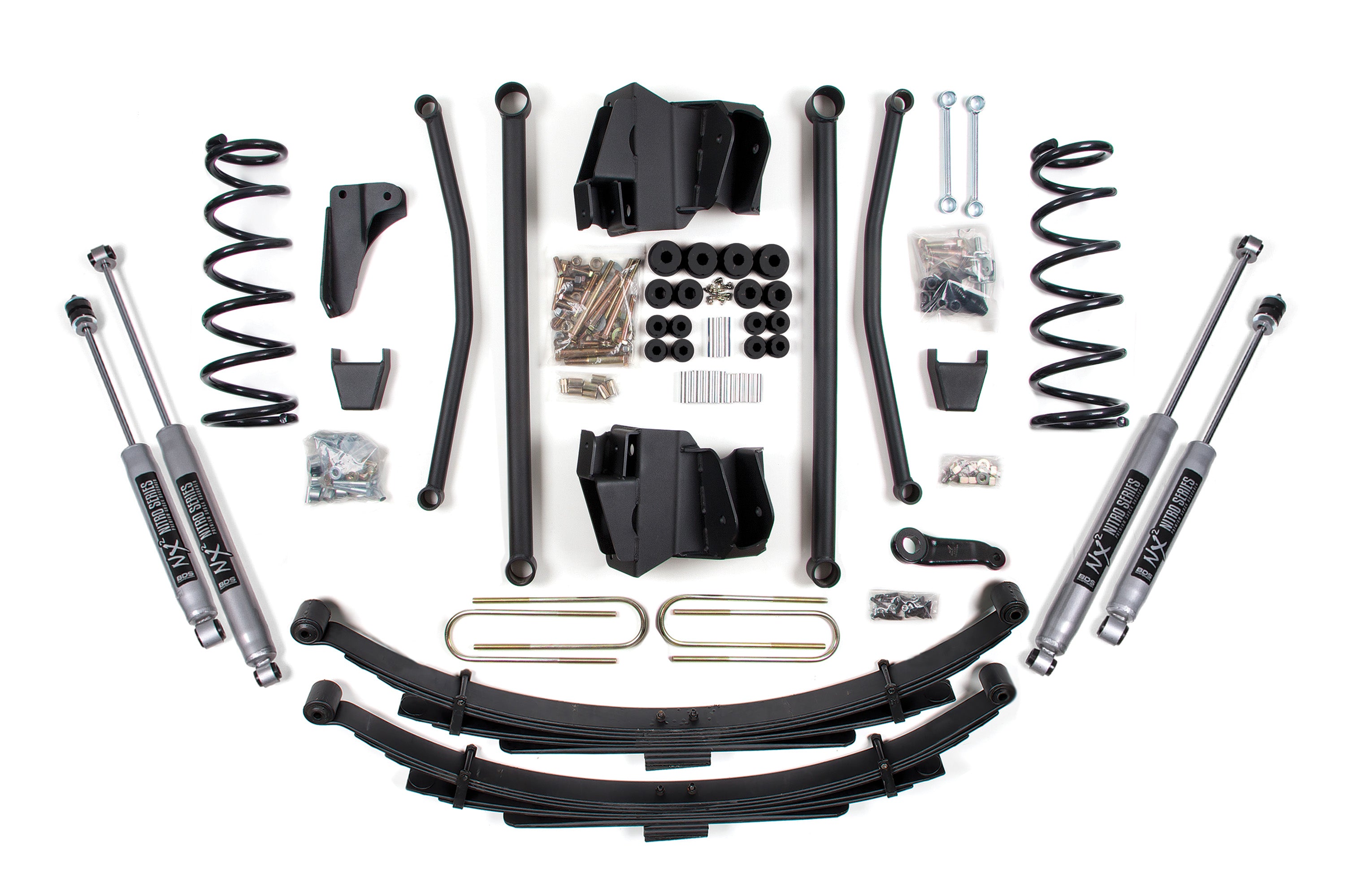 4 Inch Lift Kit | Long Arm | Dodge Ram 2500 Power Wagon (2008) 4WD | Gas