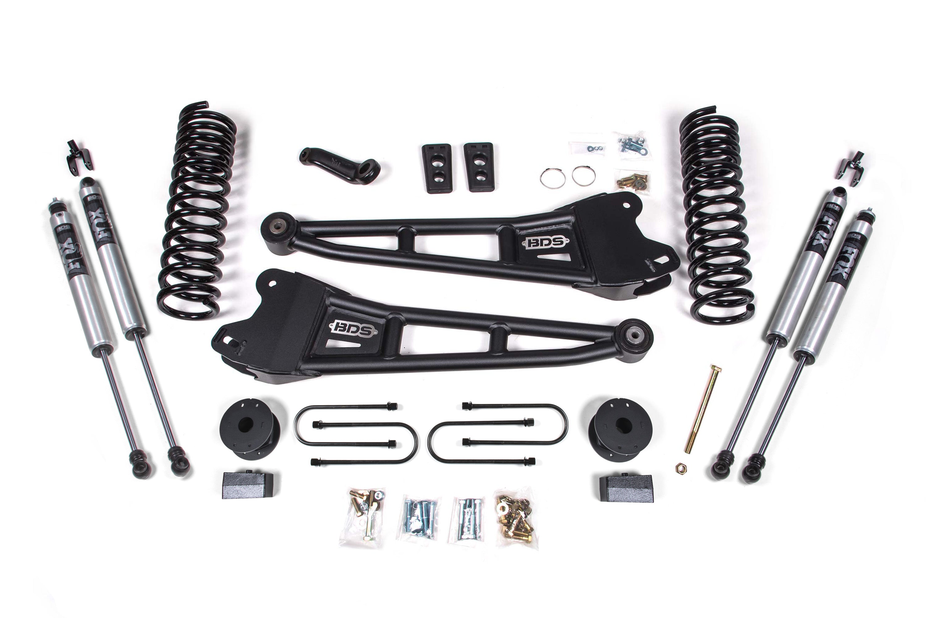 4 Inch Lift Kit w/ Radius Arm | Ram 3500 w/ Rear Air Ride (13-18) 4WD | Diesel