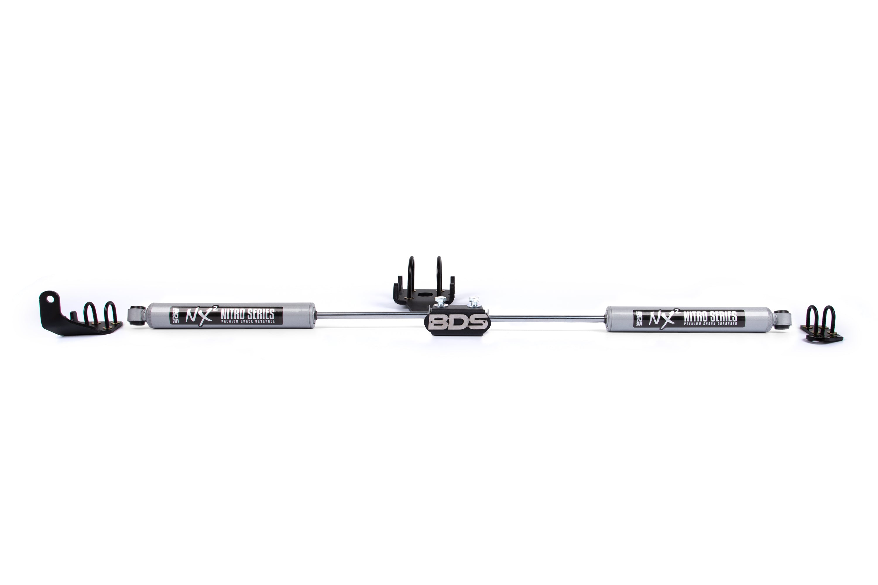 Dual Steering Stabilizer Kit w/ NX2 Shocks | Dodge Ram 1500 (94-01) and 2500/3500 Y-Style (94-08) 4WD