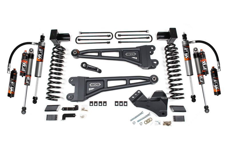 BDS Suspension 4in Lift Kit w/ Radius Arms, F-450 4WD (2020-2022) [BDS1224FPE] for 2020-2022 Ford F-450 Super Duty (6.7L Power Stroke V8 (2020-2022 calibration))