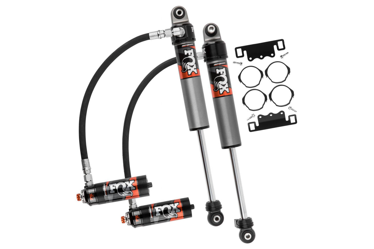 FOX 2.5 Front Shocks w/ DSC Reservoir Adjuster | 3.5-4 Inch Lift | Performance Elite Series | Jeep Wrangler JL (18-24)