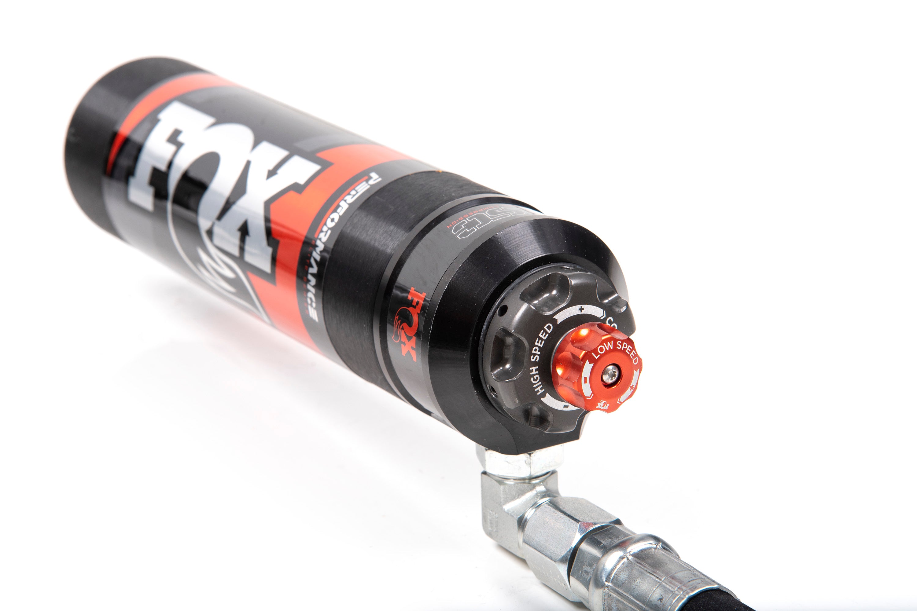 FOX 2.5 Coil-Over Shocks w/ DSC Reservoir Adjuster | 4 Inch Lift | Performance Elite Series | Ford F150 (15-20) 4WD